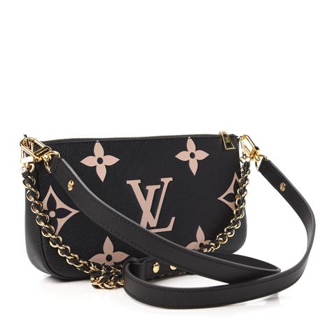 louis vuitton multi pochette black and white|3 piece louis vuitton bag.